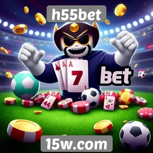 Variedade de jogos disponíveis no H55bet